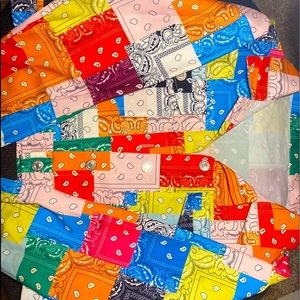 Multi-Color Patchwork jacket